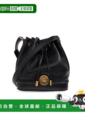 1h可退 香港直邮Chloe 蔻依 女士 黑色皮革水桶包 CH25AS792O37