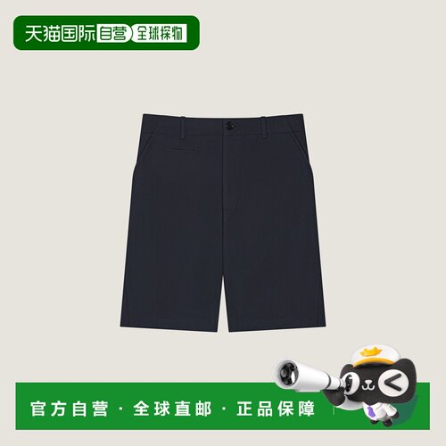 自营欧洲直邮Givenchy纪梵希 男士深海军蓝棉质斜纹布奇诺短裤