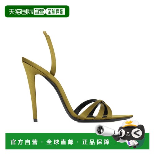 1h可退 香港直邮Saint Laurent KATE 高跟凉鞋 8592599QNAG