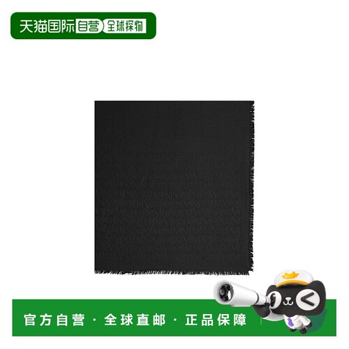 香港直邮Saint Laurent 字母组合提花围巾 7379303YN21真丝