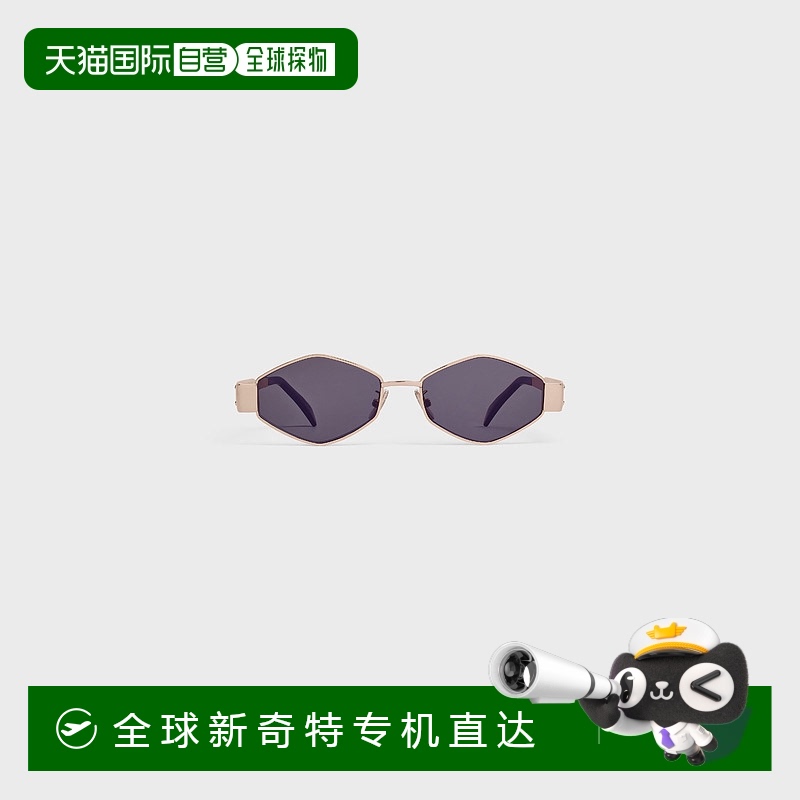 欧洲直邮Celine (2025新品) Triomphe Metal 02 金属太阳镜