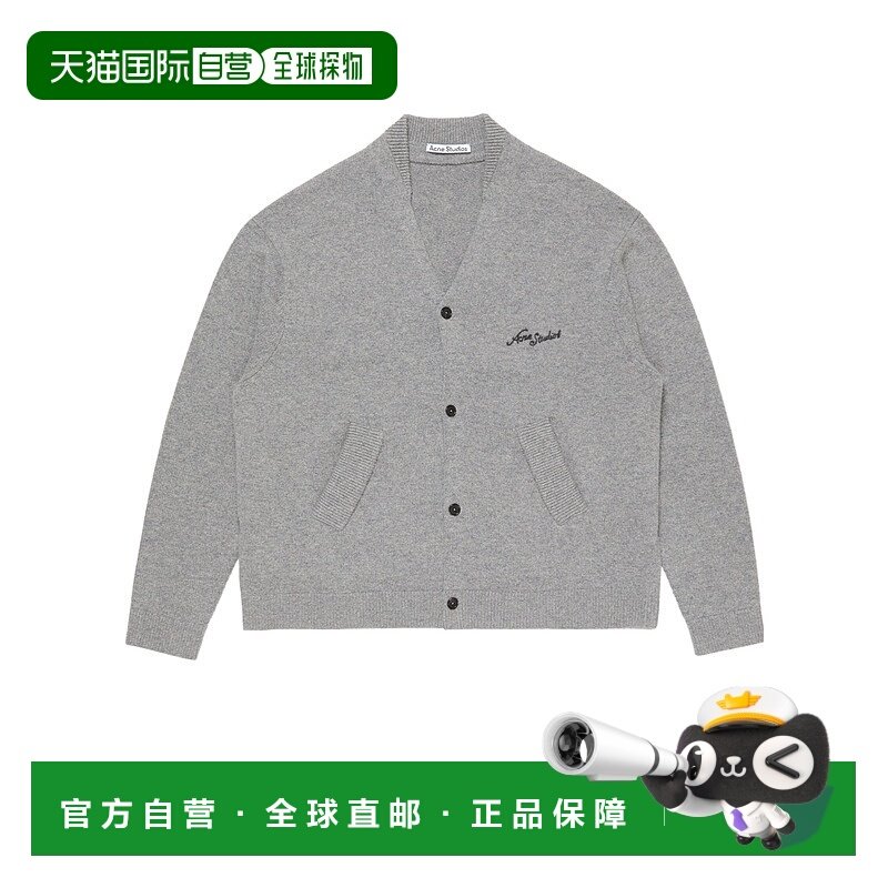 1h可退 香港直邮Acne Studios 艾克妮 男士 Logo刺绣羊毛牦牛毛混