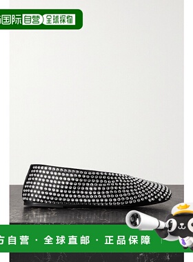 KHAITE 女士 镶水晶平底鞋 F4038790 black黑色 舒适时尚