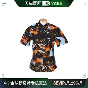 香港直邮Givenchy 男士 纪梵希 印花图案短袖 衬衫