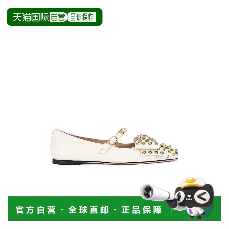 香港直邮Valentino 华伦天奴 女士 Bowow 芭蕾平底鞋 7W2S0MX7ETL,女鞋,浅口单鞋,淘宝优惠券,粉丝福利购,淘宝优惠卷