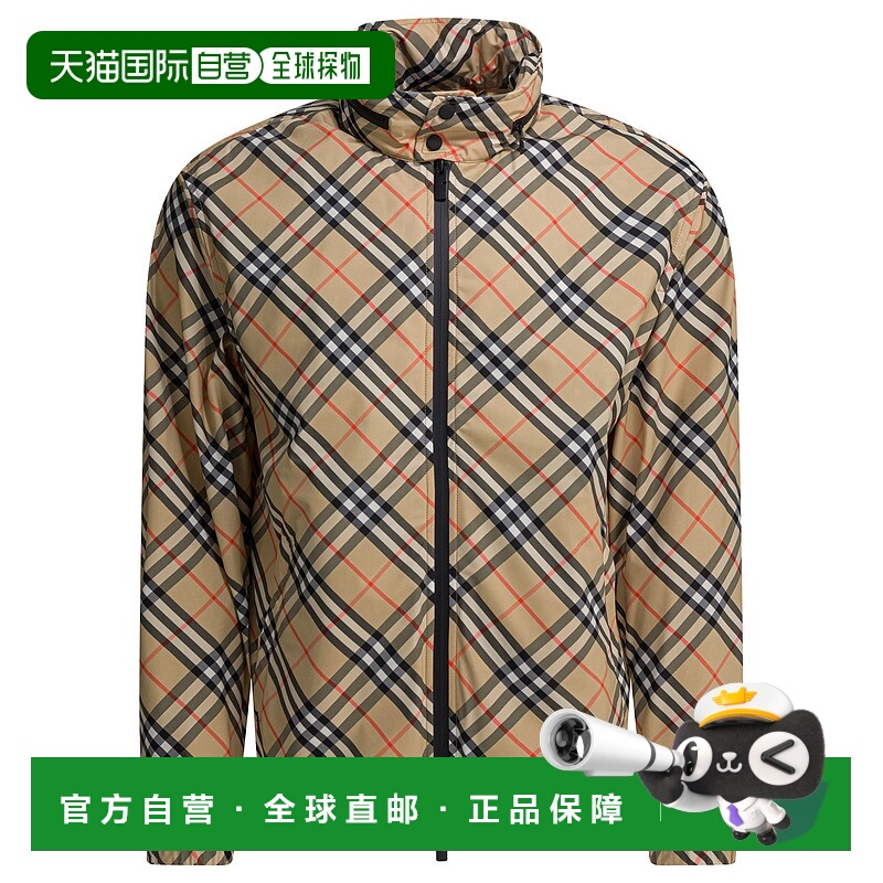 1h可退 香港直邮Burberry 巴宝莉 男士 格纹夹克 8121319