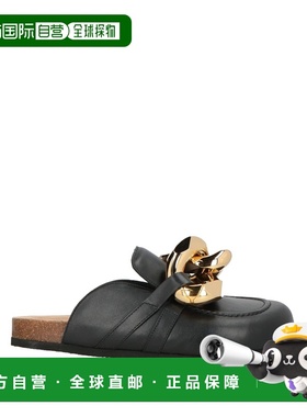 1h可退 香港直邮J.W. Anderson 男士 Mules 木屐 black黑色 舒适