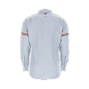 香港直邮Thom Browne 长袖衬衫正品流行MWL150EF0313条纹休闲宽松
