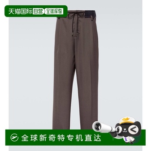 男士 003638 香港直邮Sacai 直筒裤 brown棕色 舒适时尚