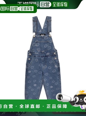1h可退 香港直邮Molo 男童 Aer 印花牛仔工装裤童装 blue蓝色 舒