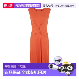 1h可退 香港直邮Ralph Lauren Tessane 伞形中长连衣裙 250872090