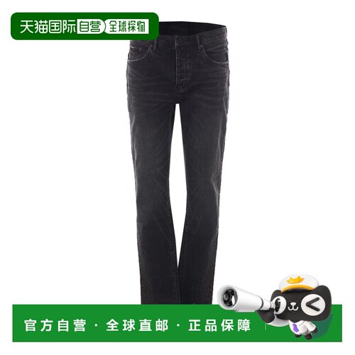 香港直邮Purple Brand 男士牛仔裤 P001HCBM426BLACK AW2026