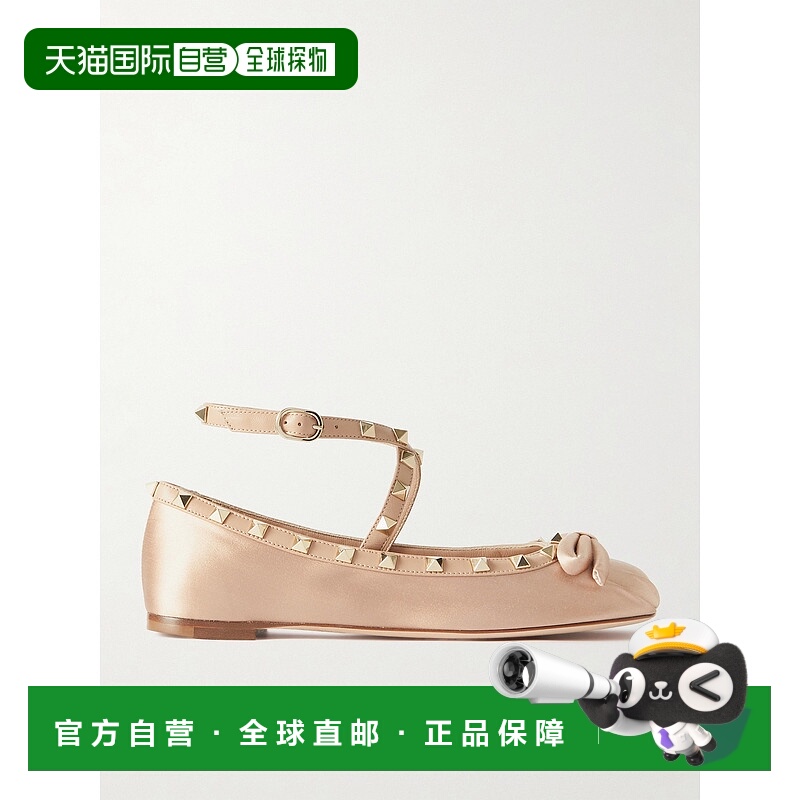 香港直邮Valentino 华伦天奴 女士 Garavani Rockstud 蝴蝶结细节