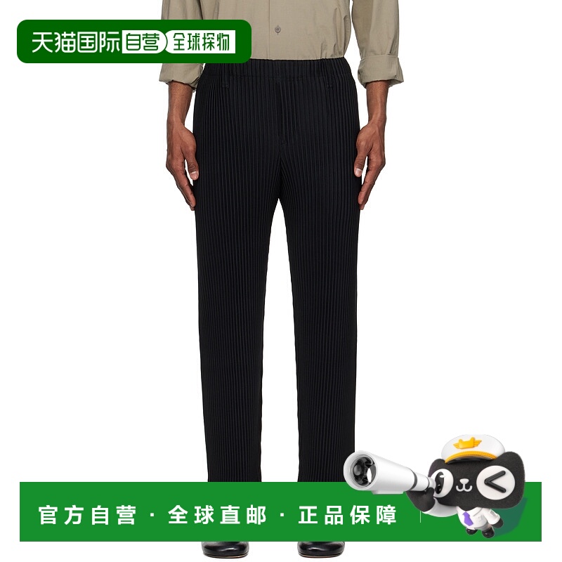 香港直邮Tom Ford 汤姆 福特 男士 黑色 Basics 长裤