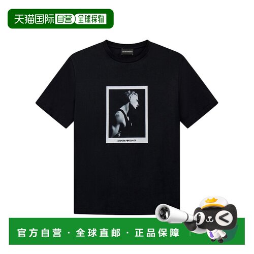 Emporio Armani 印花针织T恤 EM006931AF23082短袖阿玛尼
