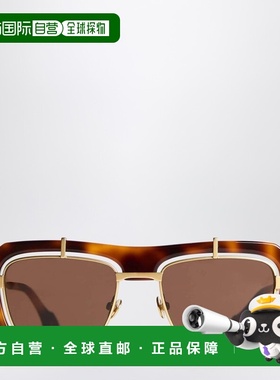 1h可退 香港直邮J.W. Anderson 女士 JWA03 几何形状雪茄色太阳眼