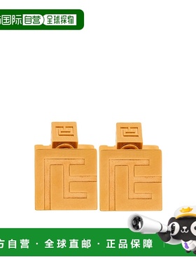 1h可退 香港直邮Balmain PB 3D 圆圈耳环 GN1XK586MBRA耳坠配饰