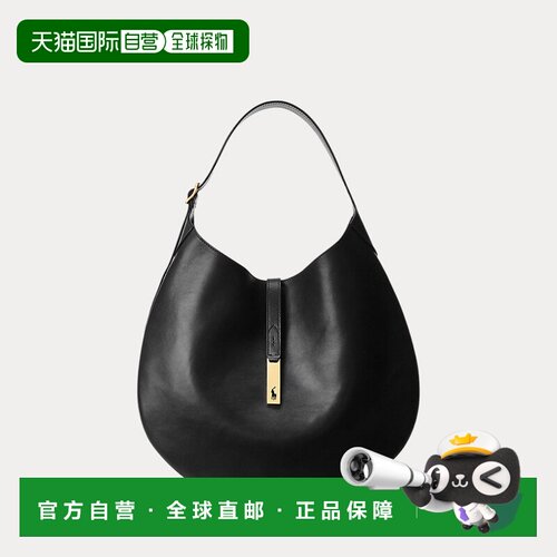 自营欧洲直邮RALPH LAUREN拉夫劳伦 Polo大号PoloID牛皮单肩包
