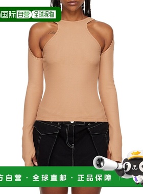 香港直邮Dion Lee Shift Loop长袖T恤 C3074F22CAMEL