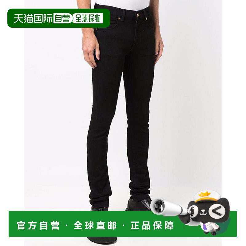 香港直邮Versace 黑色紧身牛仔裤 10005681A009081D040