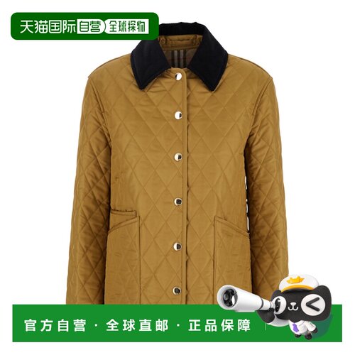 1h可退 香港直邮BURBERRY 女士西服 81089891 CO 棕色 长袖休闲夹