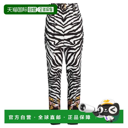 香港直邮versace 范思哲 女士 休闲长裤 black黑色 舒适时尚
