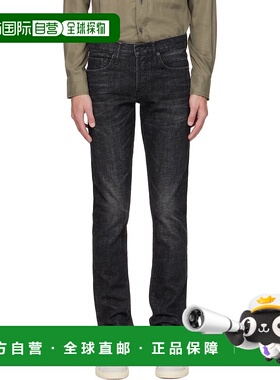 1h可退 香港直邮Tom Ford 汤姆 福特 男士 黑色 Selvedge Slim Fi