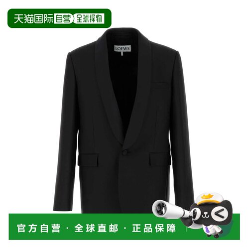 1h可退 香港直邮LOEWE 男士西服 H526Y03WC2BLACK AW2025 黑色 Bl