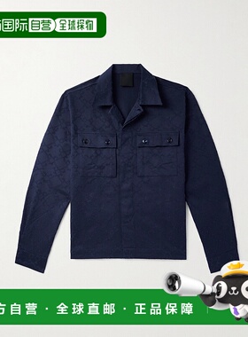 美国直邮Givenchy 纪梵希 男士 Monogram 72 提花襯衫 BM613M15XE