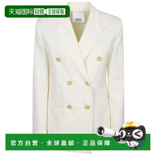 香港直邮ERIKA CAVALLINI 女士外套 P4SH09A200 SS2024 白色