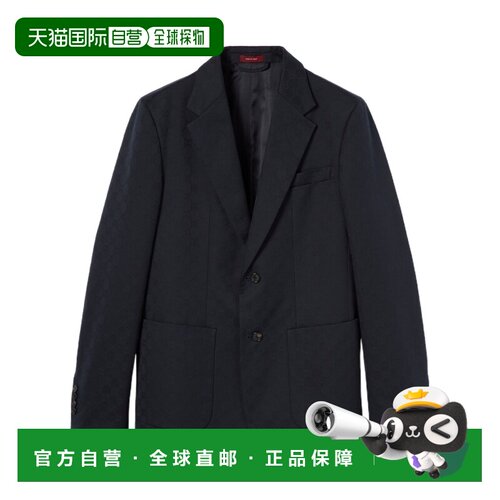 1h可退 Gucci GG棉质华达呢提花夹克 827953Z7AP6长袖