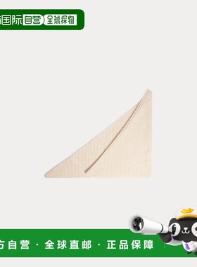 自营欧洲直邮Bonpoint小樱桃 Alsace女士米色羊绒大围巾