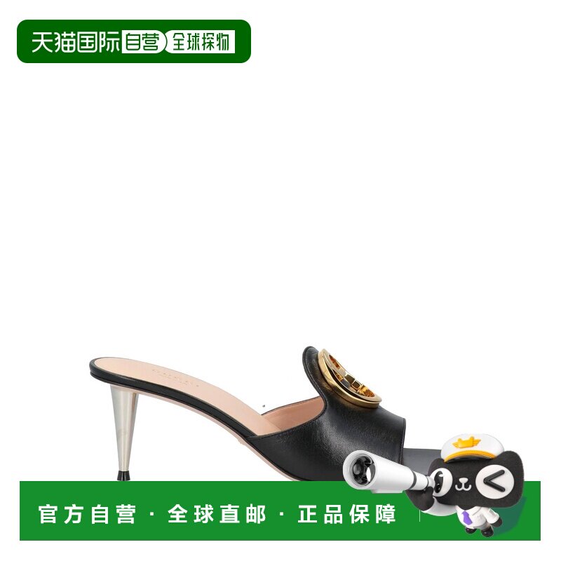 1h可退 香港直邮Gucci 古驰 女士 凉鞋 black黑色 舒适时尚