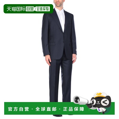 1h可退 香港直邮Canali 康钠丽 男士 西服 blue蓝色 舒适时尚