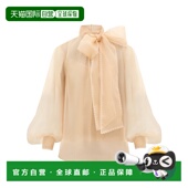 香港直邮Zimmermann 透明衬衫 5353TF252长袖 1h可退 泡泡袖