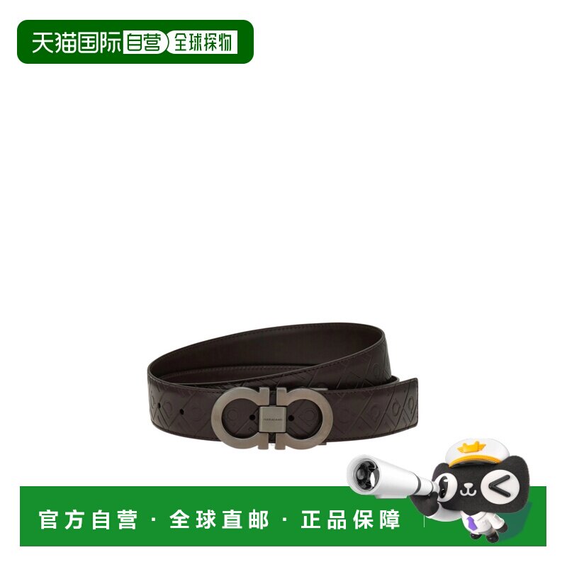 Salvatore Ferragamo 可翻转和可调节的甘奇尼腰【付后1h可退】