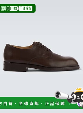 1h可退 香港直邮Lemaire 男士 皮质德比鞋 FO0244LL0042 brown棕