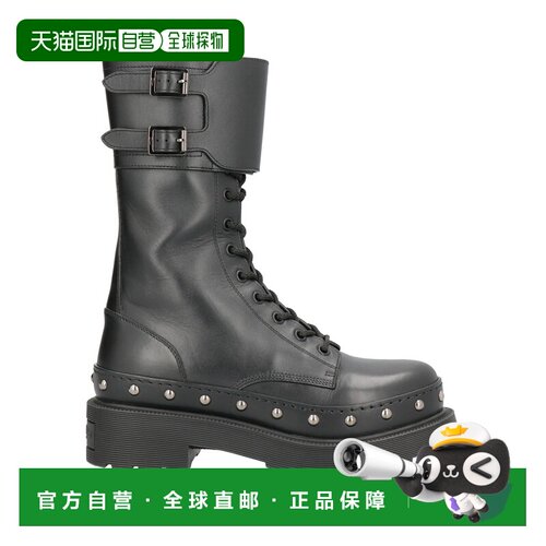 香港直邮DIOR 迪奥 女士 脚踝靴 black黑色 舒适时尚女靴中筒靴