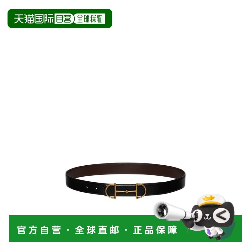 香港直邮Gucci 马衔扣双面皮带腰带 古驰847273AAFRD图片