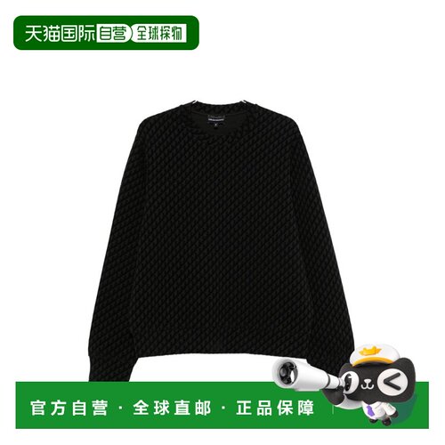 香港直邮Emporio Armani 安普里奥 阿玛尼 男士 黑色毛线衫 EM006
