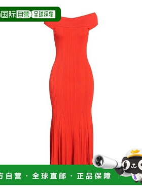 1h可退 香港直邮Self-Portrait 女士 长款连衣裙 red红色 舒适时