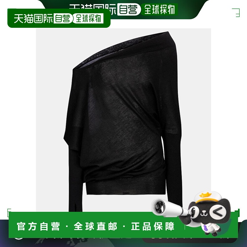 1h可退 香港直邮Tom Ford 汤姆 福特 女士 羊绒真丝毛衣