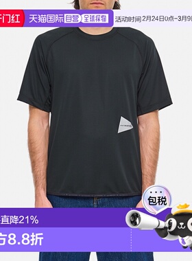 1h可退 香港直邮And Wander 男士 Wander and Polos T恤黑色T恤 5