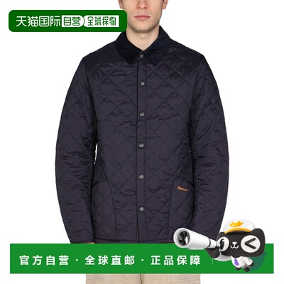 香港直邮Barbour 巴伯尔 男士 绗缝休闲海军长袖夹克 MQU0240MQUN