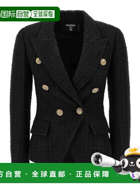 1h可退 香港直邮BALMAIN 女士外套 GF1SI505XL810PA SS2026 黑色