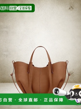 自营POLENE Cyme Mini女士手提包单肩包托特包通勤驼色