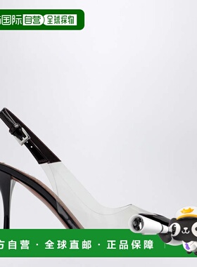 香港直邮alaia 女士 Le Coeur 高筒露跟紫色漆皮凉鞋 AA3E083CK15