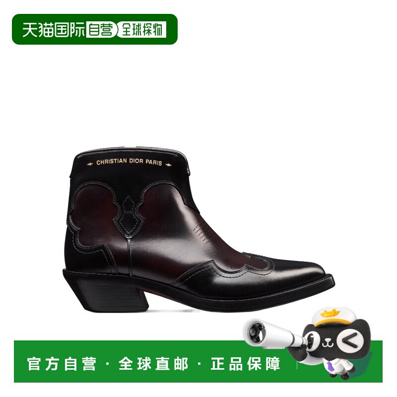 香港直邮Dior 尖头拉链短筒靴迪奥西部靴 KCI964KSH
