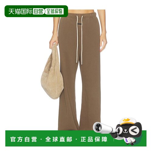 香港直邮essentials fear of god 女士 Undone 剪短休闲合身运动