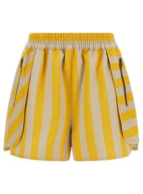 香港直邮Fendi 芬迪 女士 黄色短裤 FLP896AOHU yellow黄色 舒适